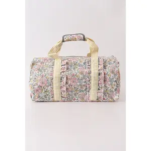 Yellow floral travel bag Yellow floral travel bag