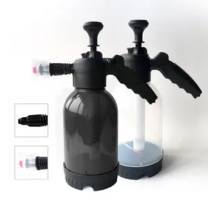 2L Handheld Foam Sprayer with Adjustable Pressure - Multipurpose 60-120 PSI Pump for Car Wash, Auto Detailing, & Gardening (Chemical-Resistant Nozzle, Quick Connect Hose, Ergonomic Grip)
