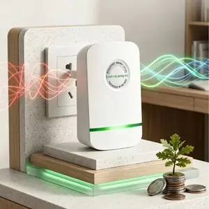 Power-saving Genius Plug-In  Box with US Plug 2026 Updated Design, Compatible with 90–250V Input Range high efficiency electricity energy pro power saver electricity