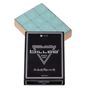 Billee Billiard Chalk Light Green 12 pcs