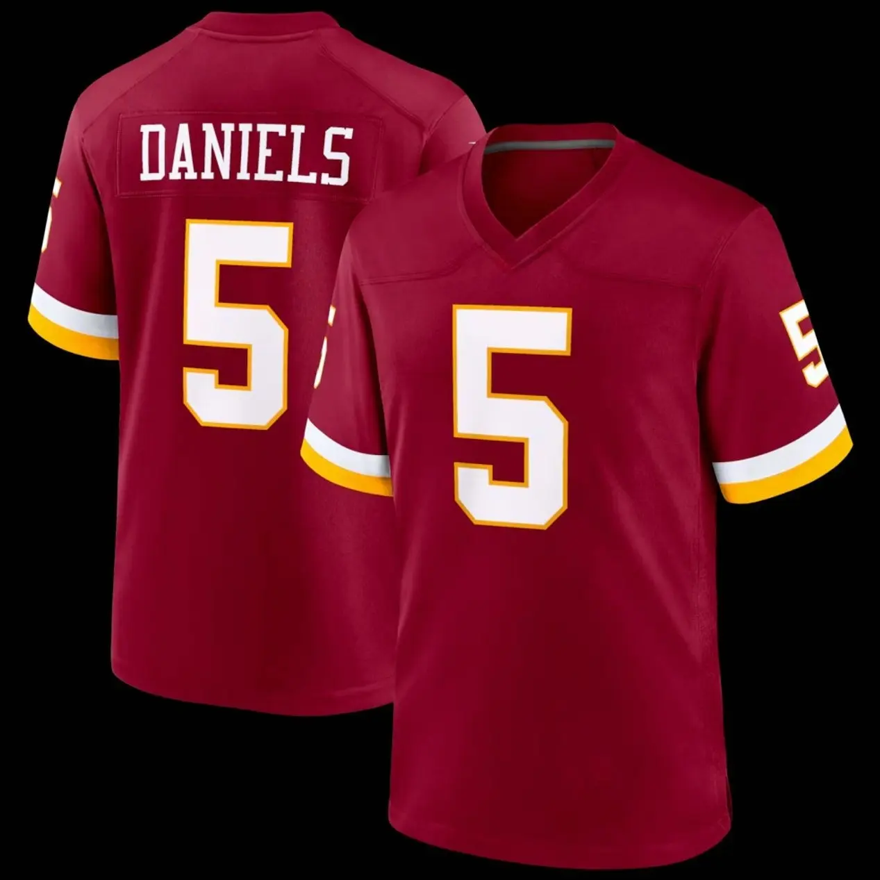 Unisex Football inspired by Daniels 15 Washington Home Team Game Player Jersey - Burgundy