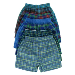 Fruit of the Loom Boy's Tartan Plaid Boxers Assorted (7 Pack)