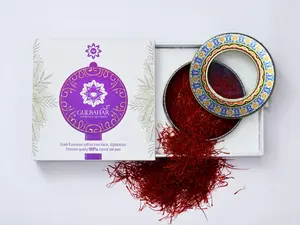 Gulbahar Saffron & Dry Fruits: Premium Quality Saffron Threads, Hand-Picked from Afghanistan, Organic Zafran as Natural Herbs for cooking, baking and taste (2 Grams)