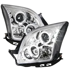 2006-2009 Ford Fusion Dual Halo Projector Headlights (Chrome Housing/Clear Lens)