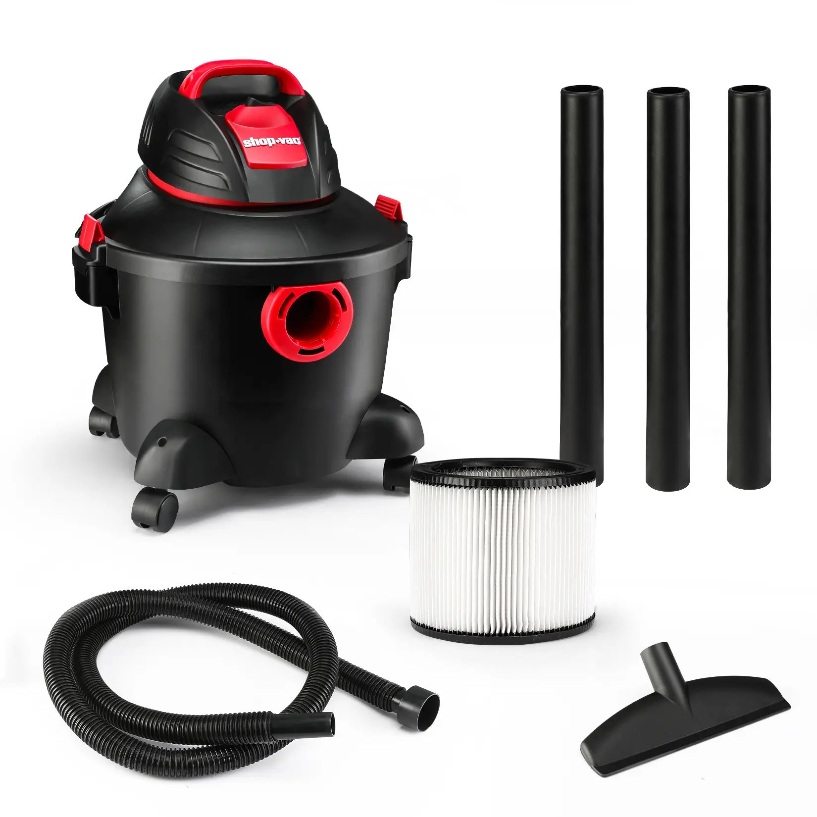 Shop-Vac 6 Gallon 3.0 Peak HP Wet Dry Vacuum, Heavy-Duty Shop Vacuum with Attachments