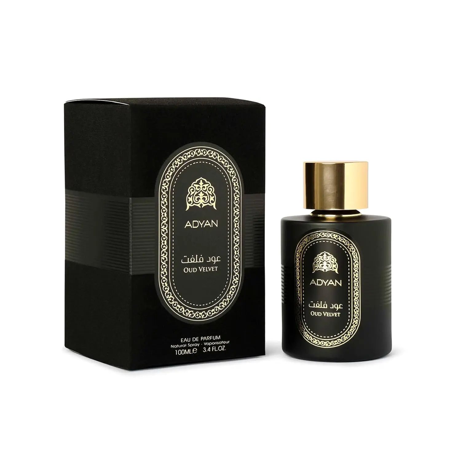 Adyan Oud Velvet Eau De Parfum 100ml Perfume for Men & Women Luxurious Oriental Spicy Fragrance Made in Dubai