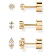 3-Pair Set - Yellow Gold