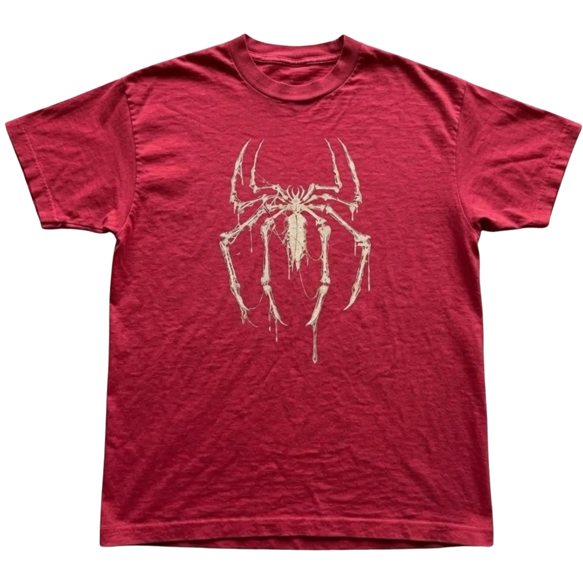 Vintage Bone Spider Graphic Shirt, Gothic Skeleton Arachnid Tee, Distressed Dark Alternative T-Shirt, Y2K Grunge Streetwear, Gift for Men Women