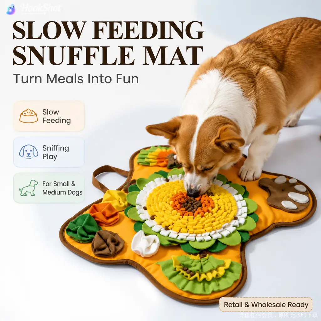 Octopus Snuffle Mat for Dogs, dog sniffing mat, dog puzzle toy, slow feeder mat, interactive dog toy, nose work mat, scent training for dogs, treat hiding mat, boredom buster, dog foraging mat, enrichment toy, anxiety relief for dogs