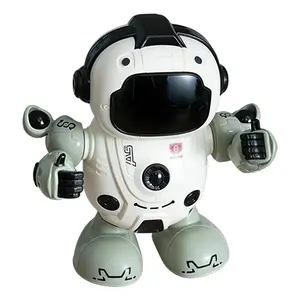 Dancing Smart Robot Toy for Kids, Interactive Electronic Robot with LED Lights & Music,Educational Electronic Toy with Music & Lights, Durable Robot Toy for Parent-Child Playtime