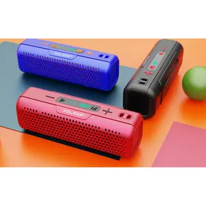 Portable Bluetooth Speaker with Loud Sound, FM Radio & LCD Display – Wireless Multi-Mode Speaker