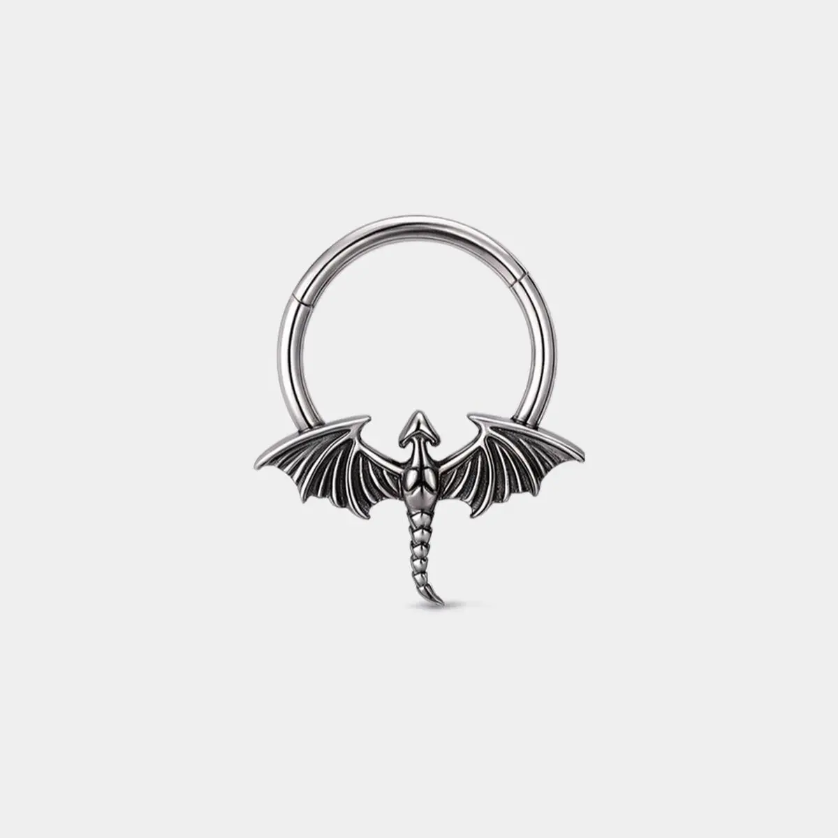 OUFER 16G 10mm Pterosaur Hinged Segment Septum Ring