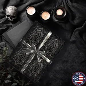 Gothic Cathedral Wrapping Paper: Medieval Rose Window Gift Wrap