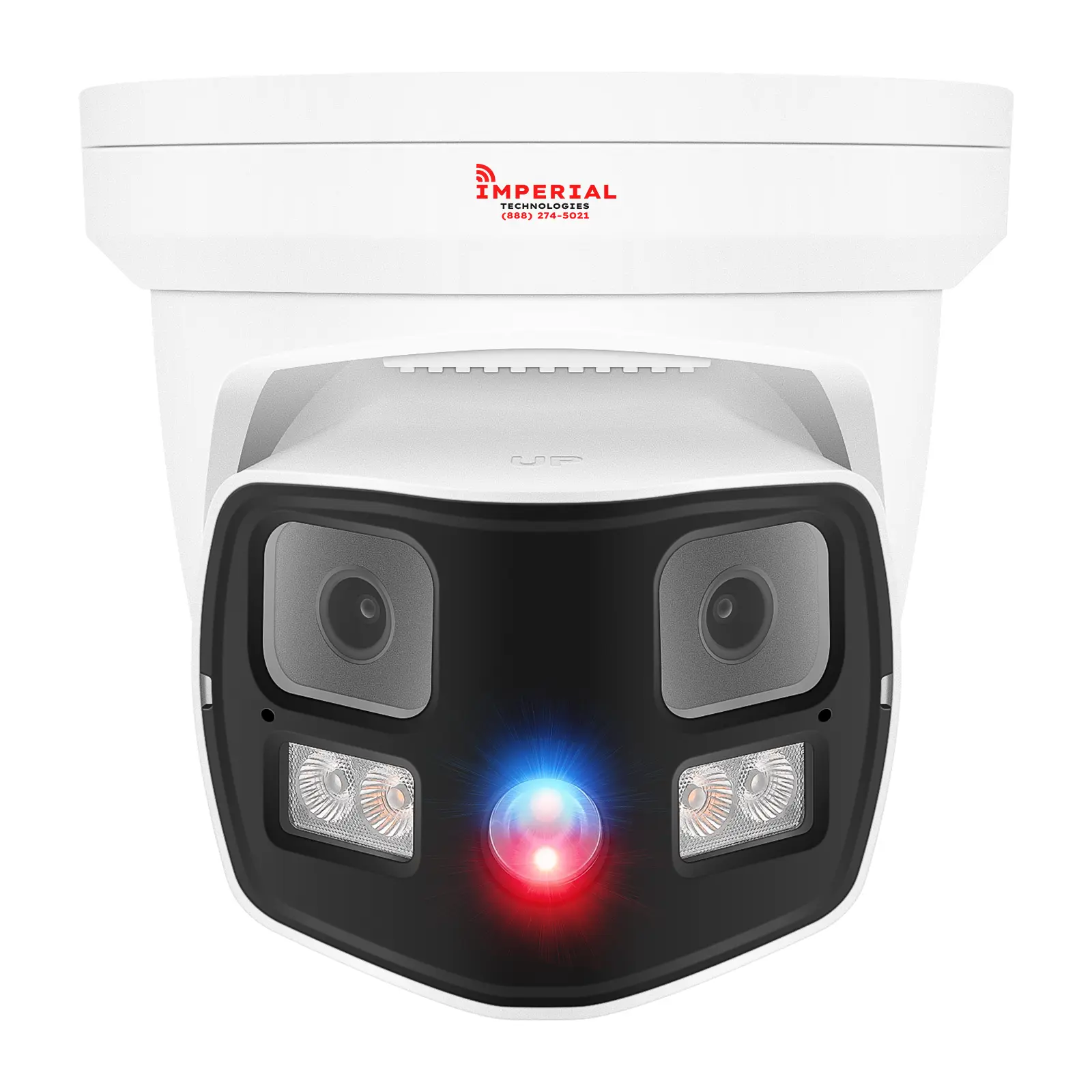 Imperial PoE Security Camera - 8MP Ultra HD, 180° Wide Angle Lens, AI Human & Vehicle Detection, 2-Way Audio Speaker, Color Night Vision, Remote Access, Smart Home Gadgets Compatible, Wall Mount, Ethernet Connectivity, Memory Card Support, Cable, Micro