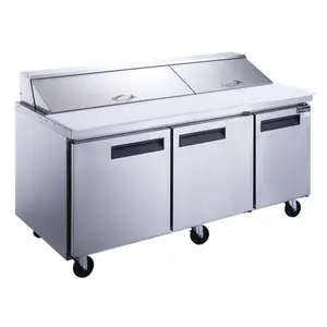 Dukers USA, DSP72-18-S3, Salad Prep Table