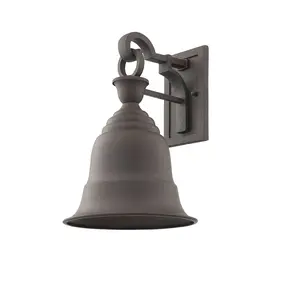 Medium Liberty Wall Sconce - Heritage Bronze Finish with Elegant Bell-Shaped Shade