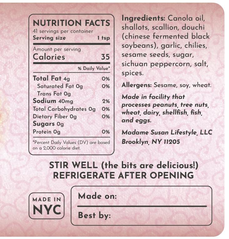 Madame Susan Sauces Ultimate Flavor Trio: Sichuan Chili Crisp, Dipping Sauce & Japanese Umami Sauce 3-Pack Vegan Gluten-Free 20+ Spices for Zingy Asian Flavors Perfume