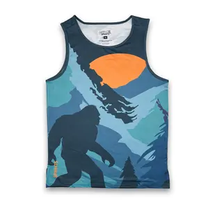 Mens Running Tank - Sasquatch 2.0