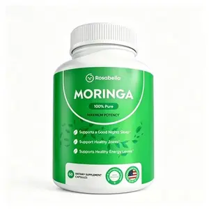 Rosabella 100% Pure Moringa Capsules, 60ct, Energy & Joint Support