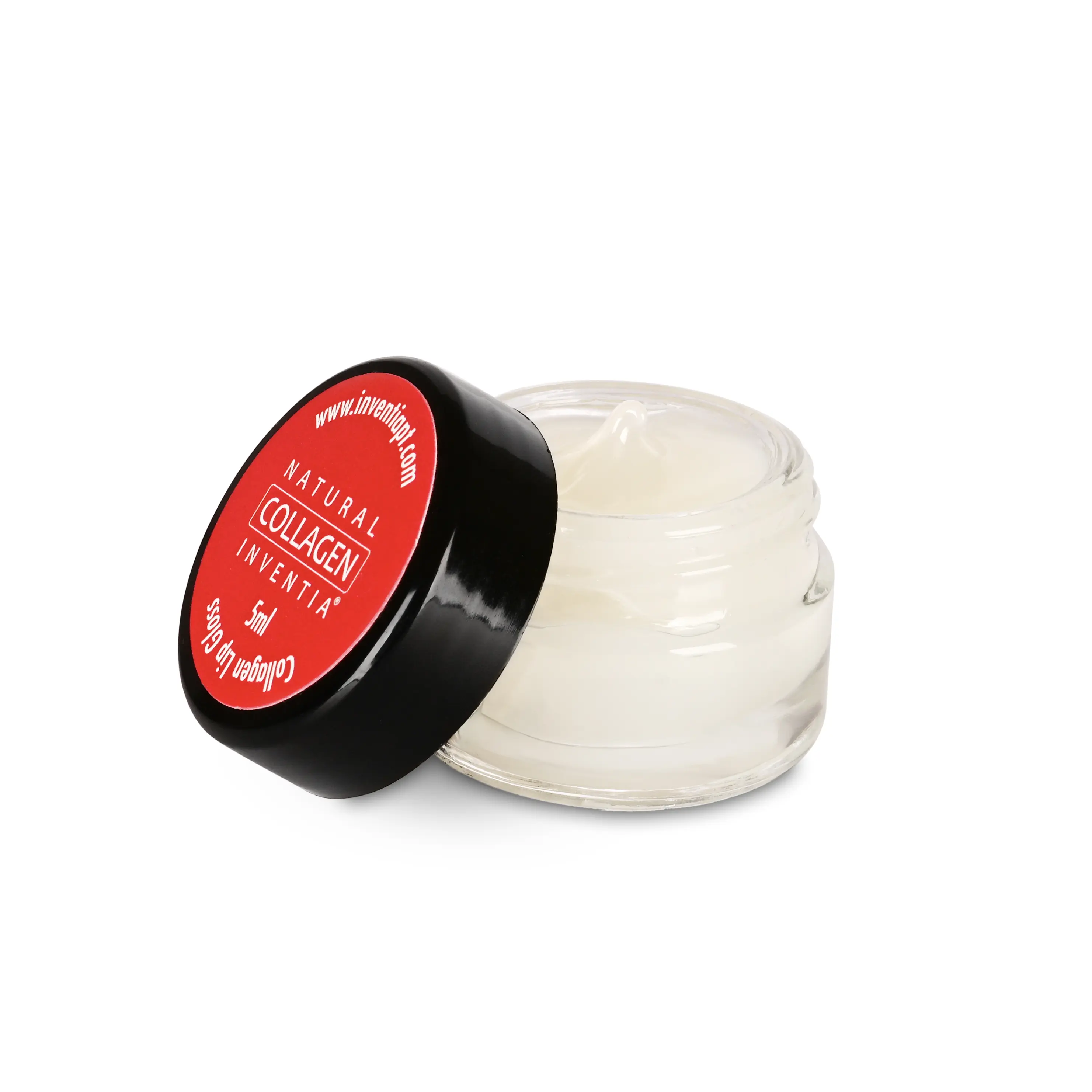 Natural Collagen Inventia Collagen Lip Gloss - 5ml Intensive Regeneration & Moisturizing Lip Balm - Enhances Lip Appearance, Provides Long-Lasting Nourishment & Protection for Dry Lips
