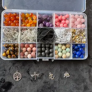 NO. 6  Space adventure and 7 Chakra DIY kit  8 mm Beads