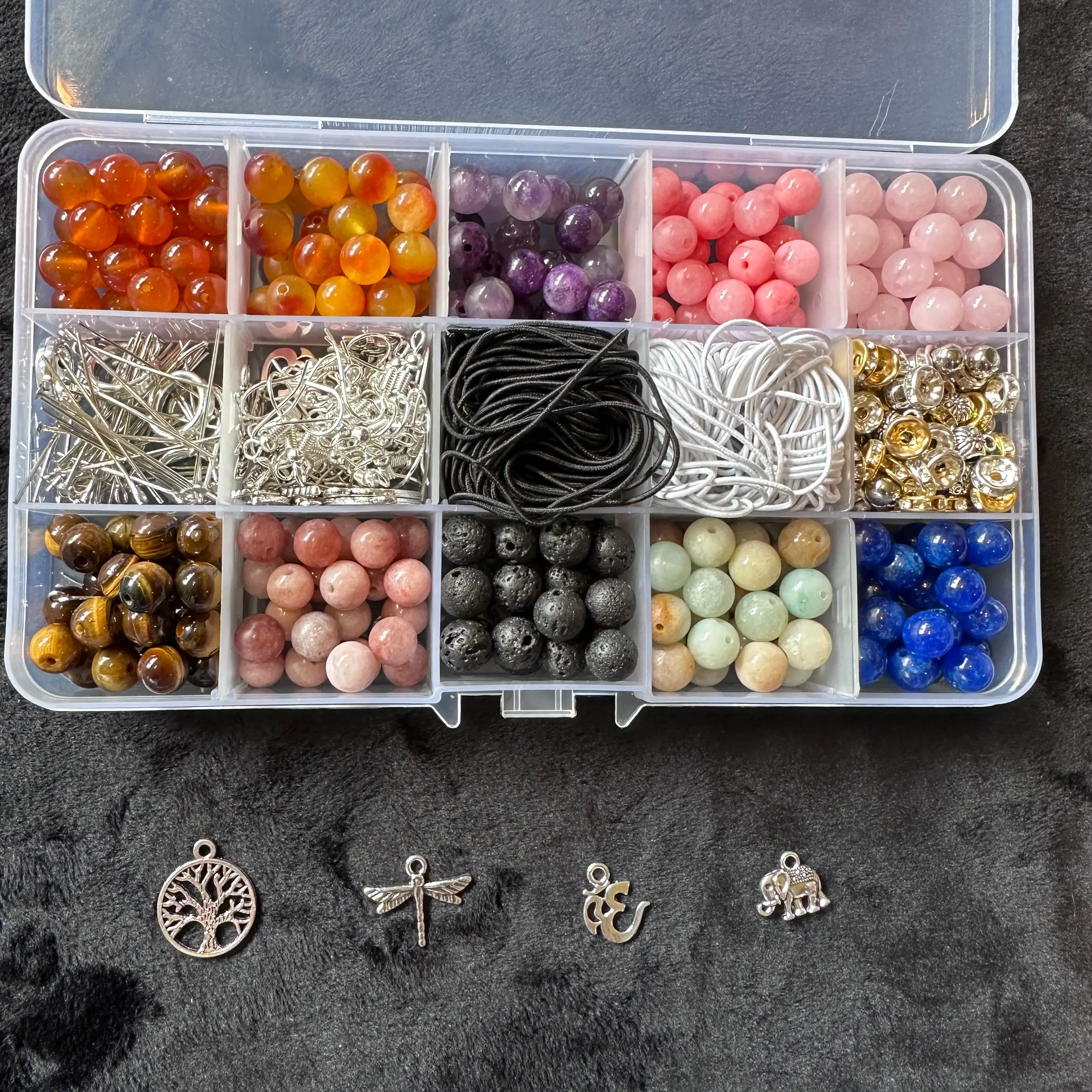 NO. 6  Space adventure and 7 Chakra DIY kit  8 mm Beads