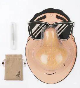 Satisfying Blackhead Remover Stress Relief Toy - Reusable Pimple Popping Nose Silicone Toy for OCD & Anxiety Relief, Fun Gag Gift