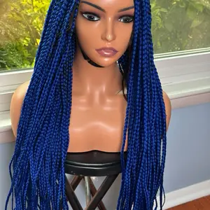 Jessbeline blue  braided wig full lace 40 inches