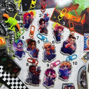 CYBERPUNK 2077 acrylic keychains - v - johnny- reed - songbird - kerry - judy - panam - jackie - misty
