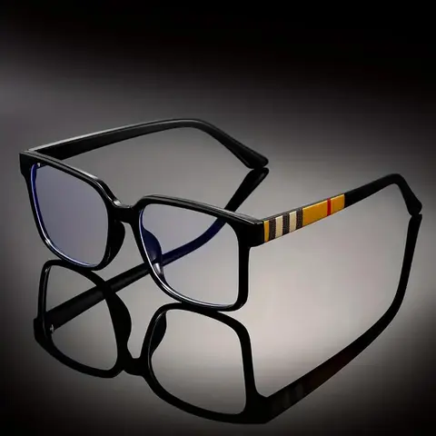 Unisex Simple Style Square Frame, Trendy Casual Eyeglasses for Everyday Use, Fashion Accessories for Outdoor Activities, Stylish Square Frames