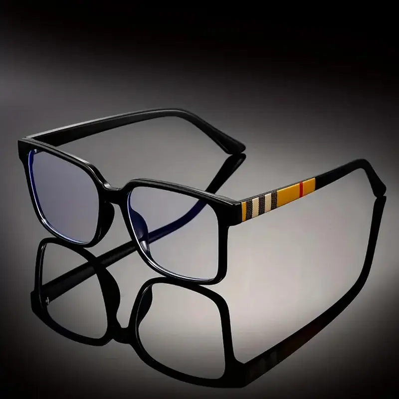 Unisex Simple Style Square Frame, Trendy Casual Eyeglasses for Everyday Use, Fashion Accessories for Outdoor Activities, Stylish Square Frames