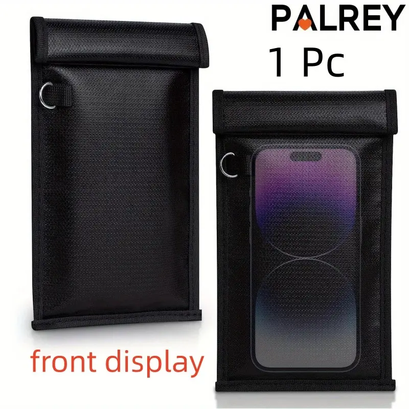 Faraday Bag Anti-Emf Pulse, Anti-Spy Faraday Cage Phone Radio Car Key Accessory, Fireproof Waterproof Faraday Keypad Protector