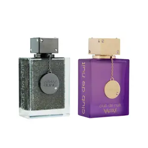 Armaf Club De Nuit His & Her Bundle | Maleka for Women 3.4 oz + Bling for Men 2.5 oz | Luxury Long-Lasting Eau De Parfum Gift Set