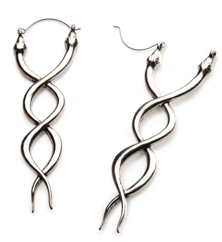 20G Twisted Snake Plug Hoops