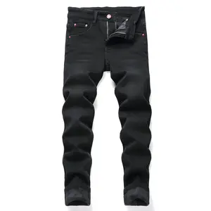 Boy's Fleece Lined Jeans Thermal Thick Stretchy Skinny Fit Fashion Casual Denim Jeans Pants for Winter