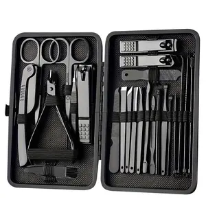 【Freeship】Professional Nail Clipper Set with Storage Case, 8 Counts/24pcs/15pcs Portable Manicure & Pedicure Tool Set, Professional Manicure Pedicure Kit With Travel Case Nail Grooming Kit Present for Men Husband Boyfriend Parent
