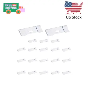 20 PCs Vertical Blind Repair Vane Metal Tabs Replacement Fixer Kit for Slats