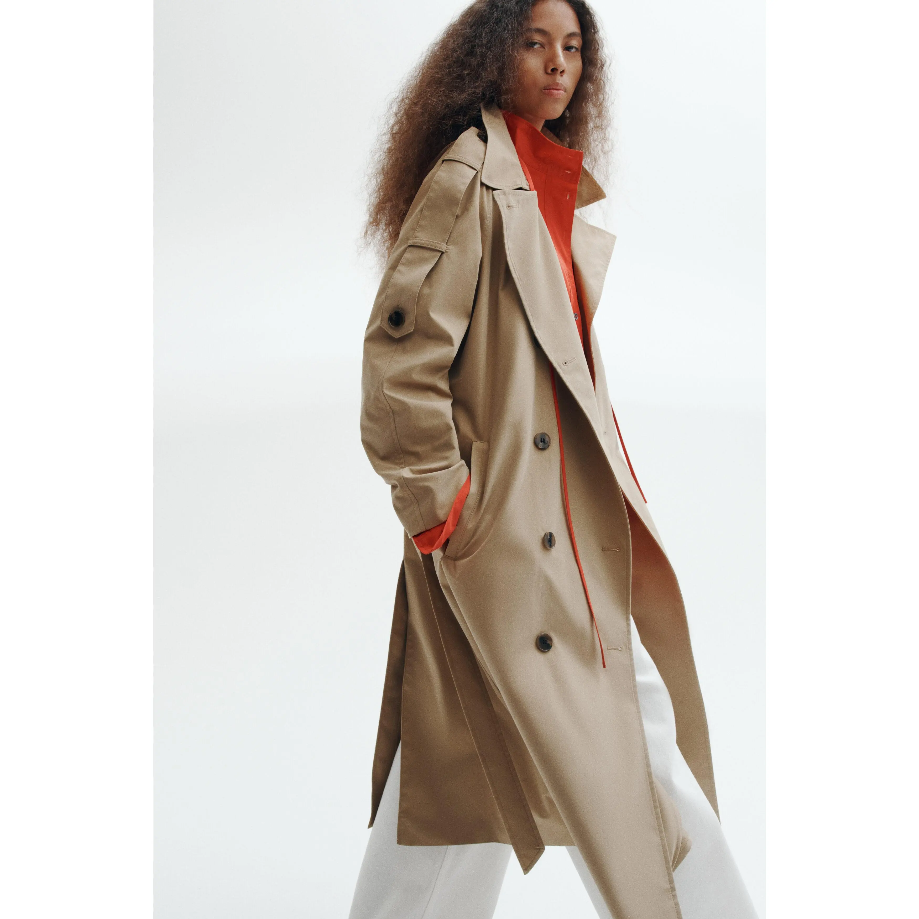 H&M Double-breasted trench coat