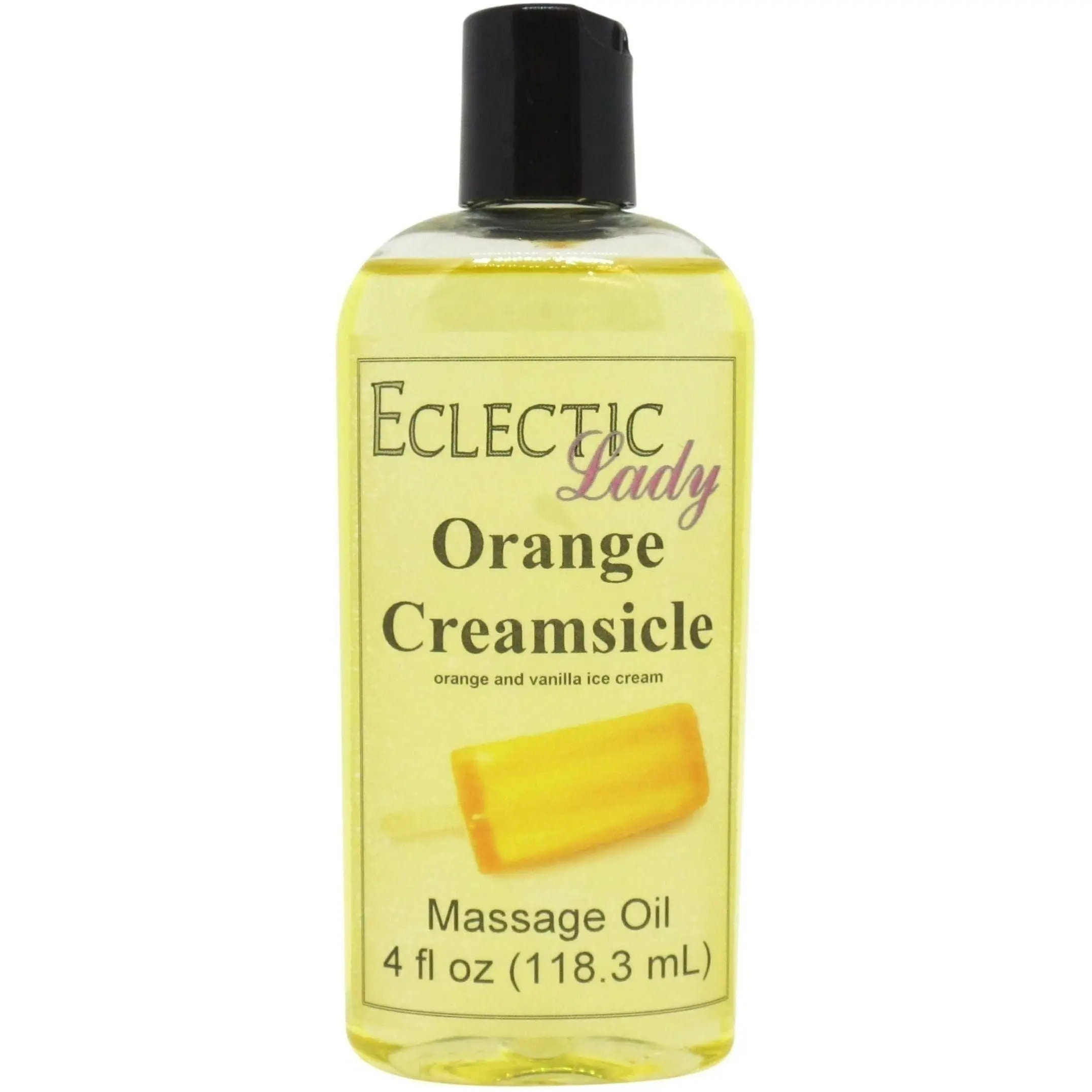 Orange Creamsicle Massage Oil, Perfect for Aromatherapy and Relaxation, Preservative Free
