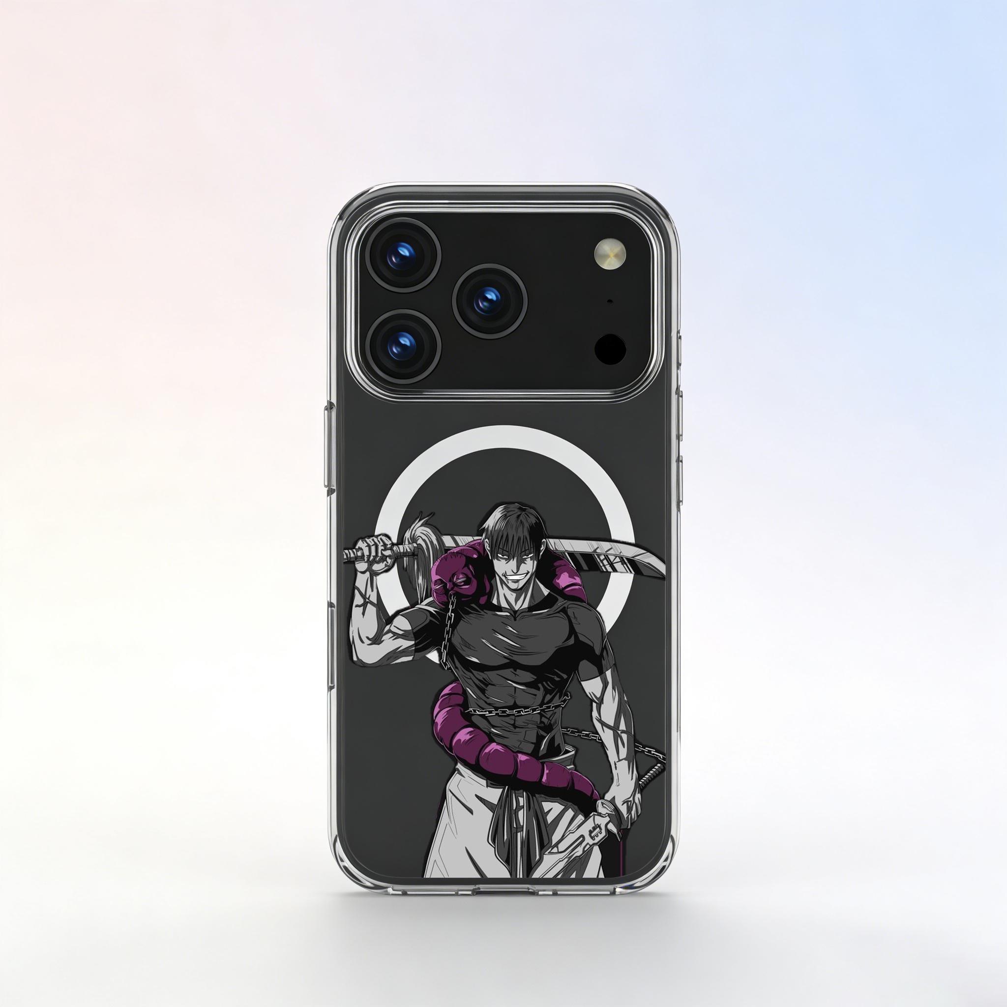 Magnetic phone case featuring the anime "Jujutsu Kaisen" for iPhone 17, 16, 15, 14, 13, 12, and 11 - Stylish design, the perfect holiday gift for fans!