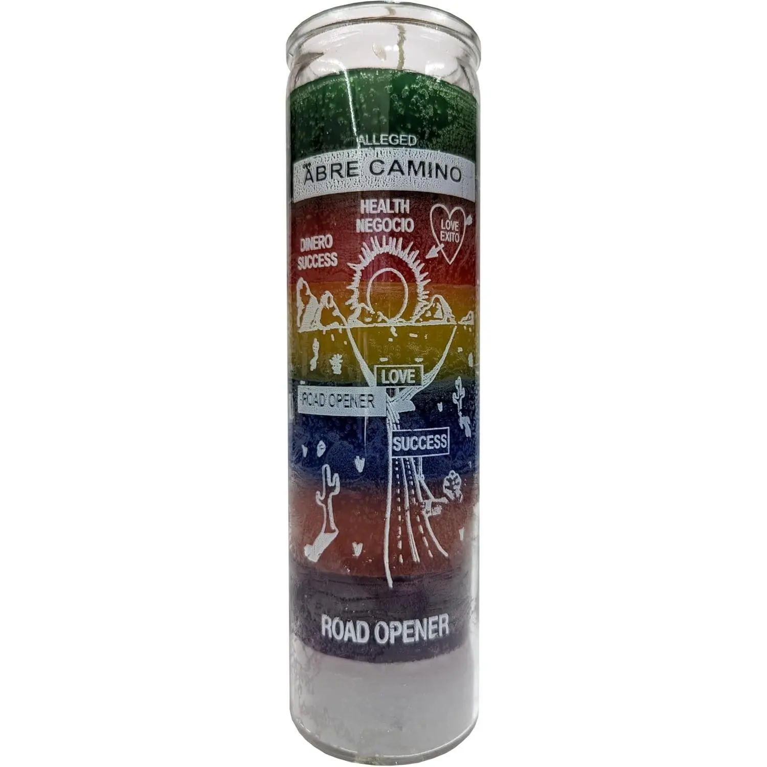 Abre Camino (Road Opener) 7 Color Pilar Candle