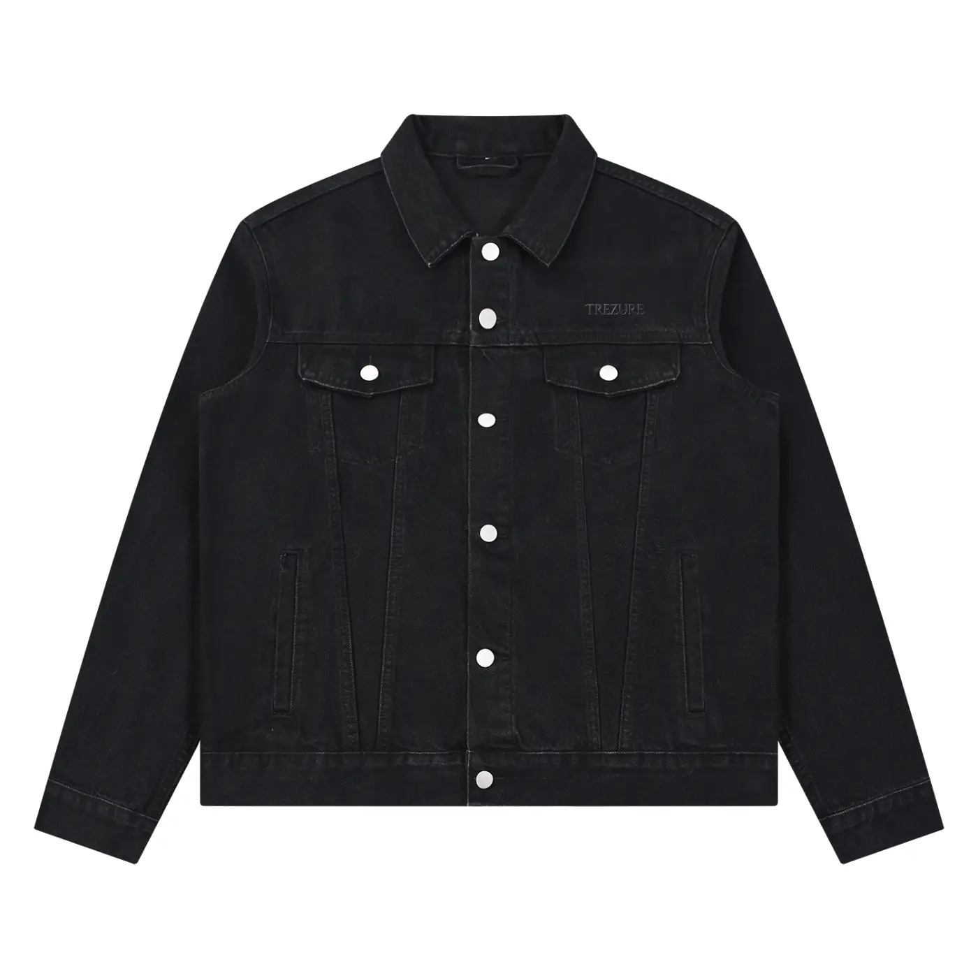 Unisex Vintage Wash Denim Jacket