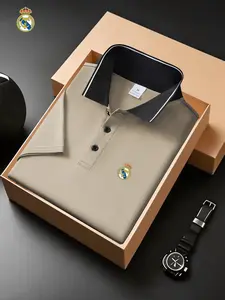 Unisex Short Sleeve Outdoor Sports Quick-Dry Polo Shirt, Casual Golf Polo, Breathable Comfortable Fabric, Ideal for Morning Run, Horse Riding, Various Sports