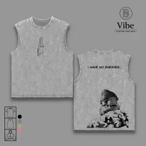 Vinland Saga Thorfinn Karlsefni  Anime Double Printed Vintage Washed Tee T-Shirt, Tank Top, Unisex Oversize Heavyweight Cotton Streetwear Graphic, Retro Manga Style Apparel for Anime Fans and Lovers