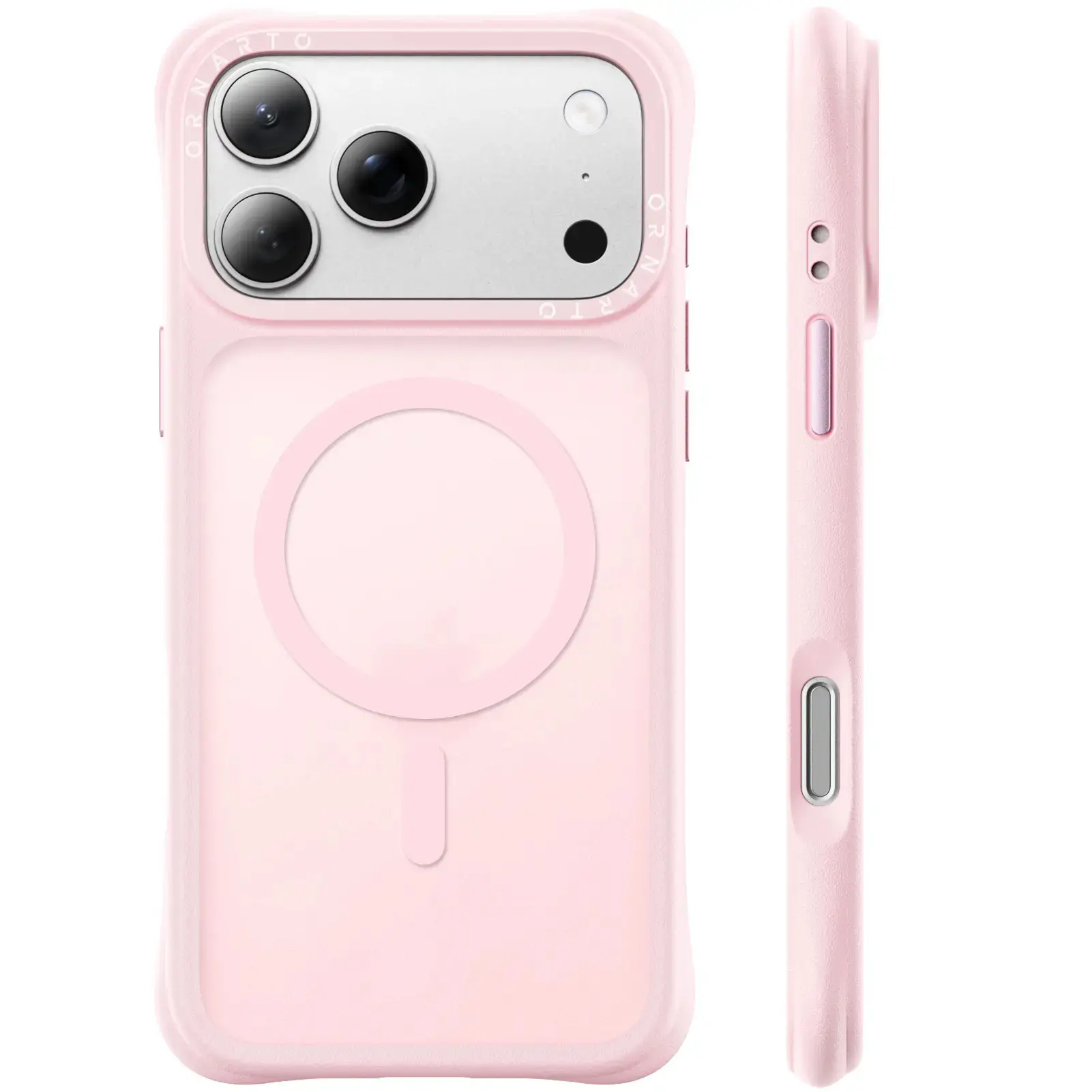 ORNARTO Airbuffer MagSafe Protective Phone Case & Casing for iPhone 17, 16, 15 Series, Military-Grade Protector, Strong Magnet, Airbag Shockproof, Scratch-Resistant, Translucent Summervibes Mobile Accessory,back to school tiktokshopbacktoschool