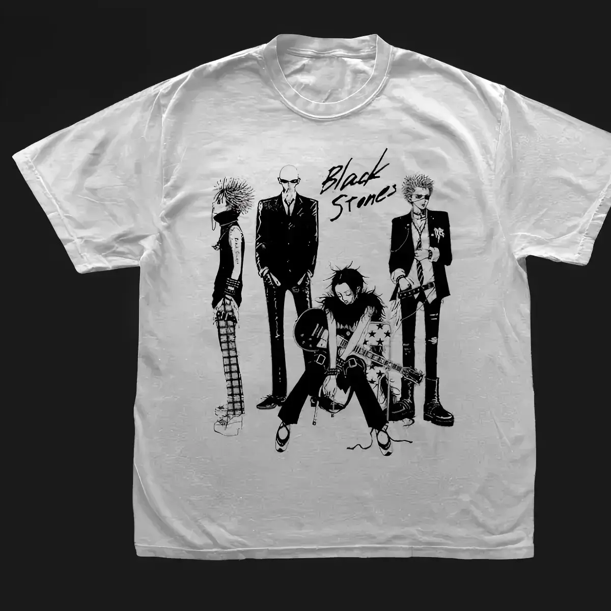 Nana BLA.CK STO.NES band tee, .anime, manga, tshirt Nana BLA.CK STO.NES band tee, .anime, manga, tshirt