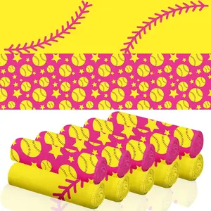 12Pcs Softball Cooling Towels 40 x 12 Inch Yellow Hot Pink Softball Ice Fast Drying Towel Sports Cooling Rag for Sport Party Favors Team Gift