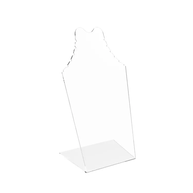 FixtureDisplays® Clear Acrylic Plexiglass Necklace Jewelry Stand Countertop Display 11620-7B 11620-7B