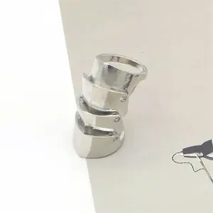 [Creative design] Punk style joint ring armor finger activity ring bracelet cool men and women hip-hop new all-match fashion personality