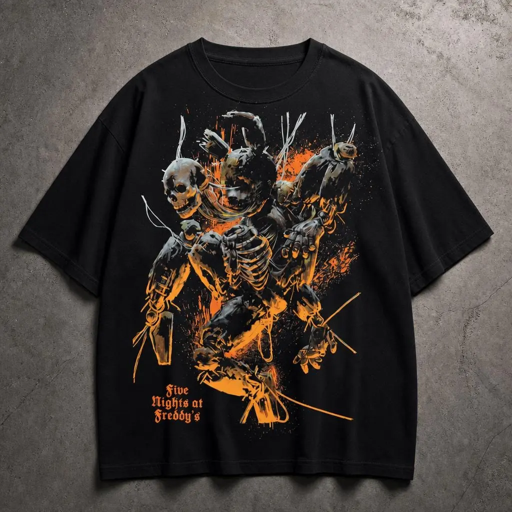 Five Nights at Freddy's Springtrap Graphic Tee – Horror Streetwear Shirt